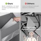 GRANNY SAYS Over the Door Organizer, 4-Shelf Behind the Door Storage with 6 Pockets, Waterproof 300D Oxford Fabric Hanging Or