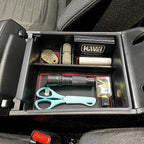 Center Console Organizer Compatible with 2022-2024 Hyundai Tucson & Santa Cruz 2022-2025 Interior Accessories Armrest Storage Box Insert Tray (Not for 2025 Limited/Hybrid/Plug-in Hybrid) Red