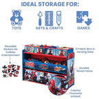 Marvel Spider-Man Deluxe 9 Bin Design and Store Toy Organizer by Delta Children, Greenguard Gold Certified