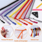 20PCS Mesh Zipper Pouch Bags, A4 13x9 Inches Waterproof Mesh Bags with Zipper, Plastic Zipper Pouch for Organizing, Mesh Bag 