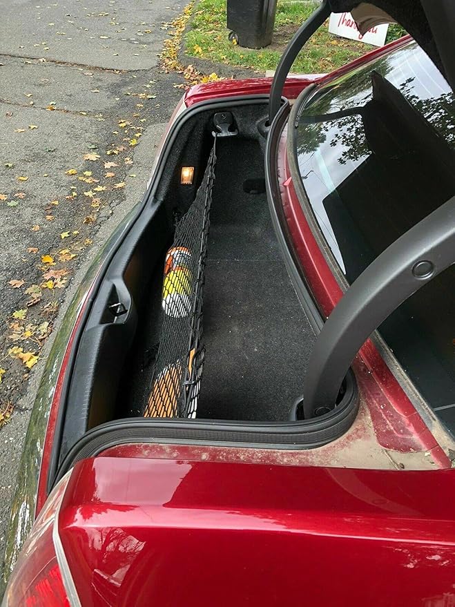 Trunk Organizer for Dodge Charger 2011-2019 - Mesh Car Trunk Organizer - Cargo Net for Sedans - Nylon Mesh Netting -