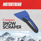 BDK Motor Trend Ice Scraper Snow Brush/Broom/Frost Remover for Car and Truck Windshields/Mirrors, Winter Storm Survival Kits