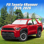 KMF Thicken Sun Shade Custom Fit for Toyota 4Runner 2025 2026 Accessories,4Runner Sunshade for Windshield Side Rear Car Window Covers UV Block and Blackout Protect Privacy for Camping Outdoor 8pcs