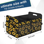Femuar Car Trunk Organizer with 72L Large Capacity Waterproof Collapsible and 11 Pockets, Trunk Organizer for Car SUV/Jeep/S