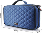 CCidea 96 Capacity CD/DVD Case Holder Portable Wallet Disc Storage Binder for Car, Home, Travel (96-Blue) Specials