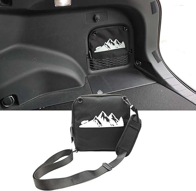 Trunk Upgrade, Trunk Organizer Pocket Multifunction Backpack, Trunk Cubby Storage bag, Cargo side pocket For Toyota Rav4 2025