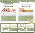 Large Toy Storage Box, Collapsible Sturdy Toys Storage Chest With Mesh, 25x13x16 Kids Toy Storage Organizer, Extra Large Toy 
