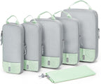 BAGSMART 6 Set /4 Set/2 Set Compression Packing Cubes for Travel, Lightweight Luggage Organizer Bags, Durable Space Saver Bag