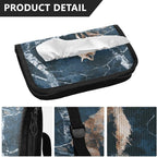 Car Tissue Holder Car Visor Organizer Tissue Box Holder for Car Sun Visor Organizer with Car Vehicle Accessories Essentials Interior for Women Men Fox Bunny Night Forest Blue