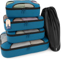 Shacke Packing Cubes for Travel 5 Set - Premium Luggage Organizer Bags - Versatile Travel Organizer for Women and Men - Optim