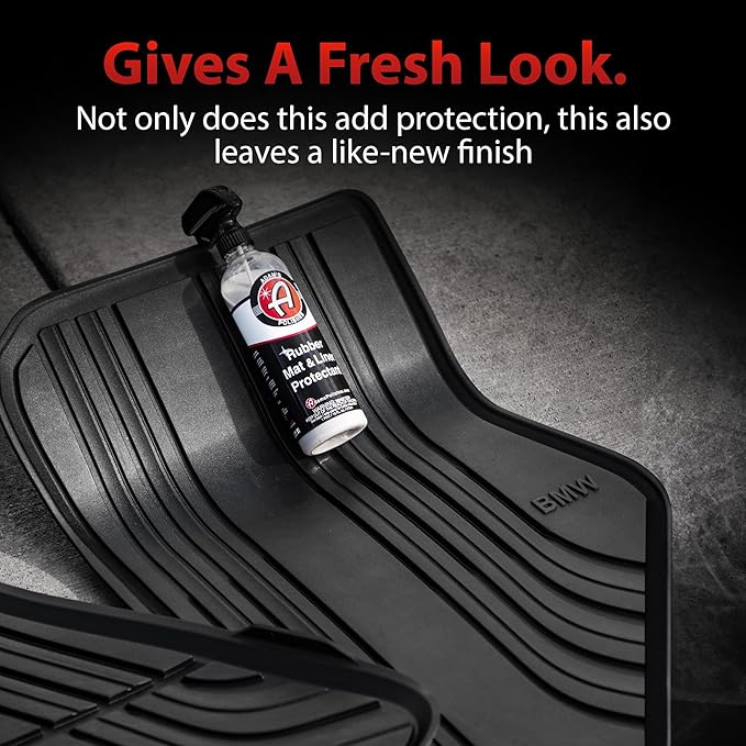 Adam's Polishes Rubber Mat & Liner Protectant (Cleaner & Protectant Combo)