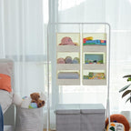 GRANNY SAYS Clothes Storage Bags 4-Pack, 3-Shelf Hanging Organizer 2-Pack