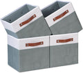 Temary 11x11 Storage Cubes Fabric Cube Storage Bins with Handles Clothes Storage Boxes Baskets for Organizing Home, Shelf, Cl
