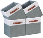 Temary 11x11 Storage Cubes Fabric Cube Storage Bins with Handles Clothes Storage Boxes Baskets for Organizing Home, Shelf, Cl