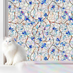SOMWISE Rainbow Window Privacy Film,Heat Control,UV Blocking,Anti-Glare,Day & Night Privacy Protection & Decoration for Home, Bathroom,Glass Door,Static Cling,Renter-Friendly with Installation Tools