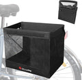 Bicycle Grocery Panniers, Foldable Panniers Bike Bags for Rear Rack, Rear Bike Basket Ebike Rear Rack Bags for Shopping Cycling Traveling Commuting(1 Pack)