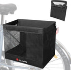 Bicycle Grocery Panniers, Foldable Panniers Bike Bags for Rear Rack, Rear Bike Basket Ebike Rear Rack Bags for Shopping Cycling Traveling Commuting(1 Pack)