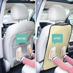FH Group Faux Leather Seat Back Kick Protectors, Heavy Duty Car Kick Mats for Kids – 2-Pack Back Seat Protector for Driver an