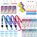 Cruise Ship Essentials Kit Include Cruise Luggage Tags Holder, Cruise Lanyards, Cruise Power Strip, Towel Bands and Clips, Wa
