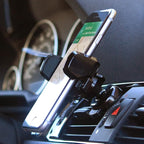 iOttie Easy One Touch Mini Air Vent Car Mount Holder Cradle for iPhone Xs Max R 8 Plus 7 Samsung Galaxy S10 E S9 S8 Plus Edge, Note 9 & Other Smartphone, 2.2 x 4.8 x 5.7 inches
