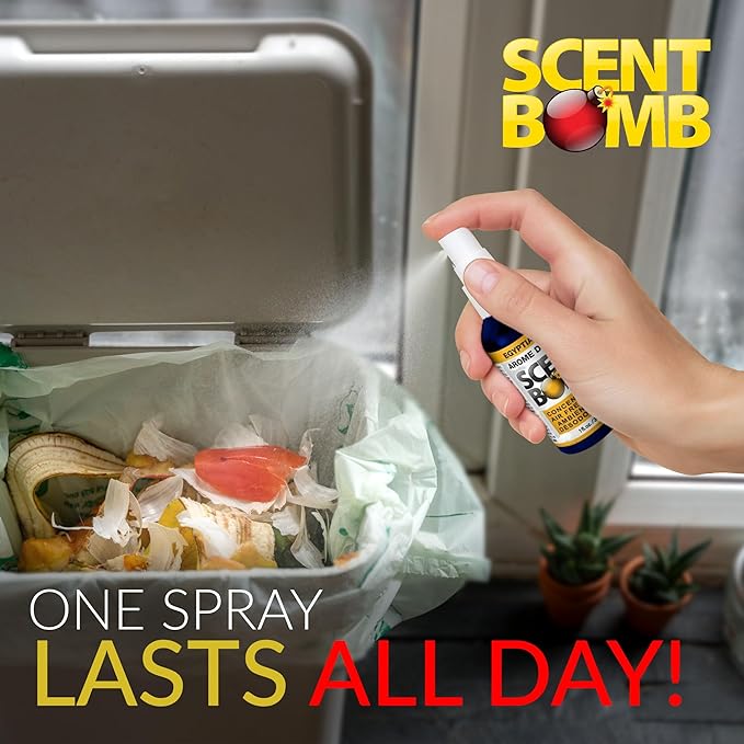 Scent Bomb Air Freshener Spray, Long-Lasting Odor Eliminator - Effective Deodorizer for Home & Car, Fresh Room Spray for Kitc
