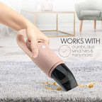 STARUMENT Portable Hand Vacuum Cleaner for Dust Pet Hair Dirt Home Car Interior, Furniture Lightweight Easy to Use, Compact D