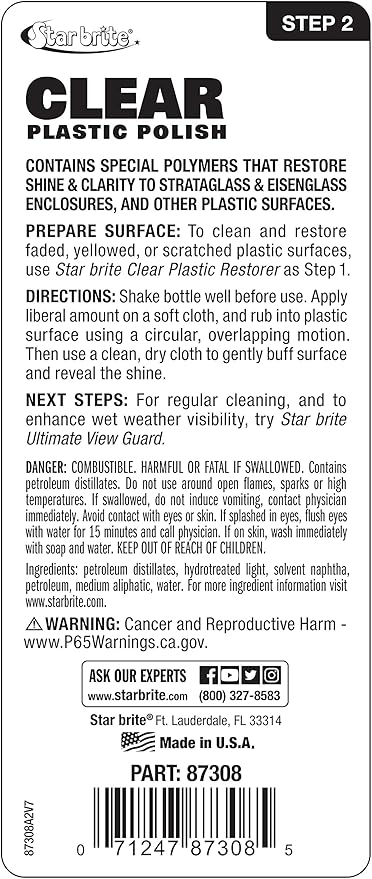 Star Brite Clear Plastic Restorer