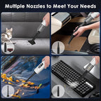 Mini Vacuum Cleaner Cordless 15000PA High Power,Handheld Car Vacuum, 5 in 1 Portable Vacuum for Car, Home & Pet Hair, Type-C 