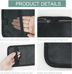 Sun Visor CD Holder, 12-Capacity Car Visor Organizer with DVD Sleeves and Mesh Pocket, Universal Visor Storage for Vehicle CD Case and Pen Holder Ergonomic Design (Black 2 Pcs)