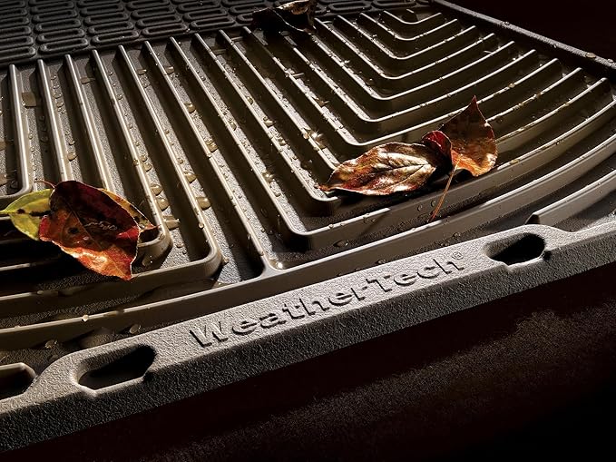 WeatherTech All-Weather Floor Mats for Hyundai Elantra N, Elantra, Elantra Hybrid - 1st & 2nd Row (W631GR-W632GR), Grey