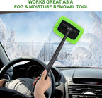 XINDELL Grip 22” Microfiber Car Window Cleaning Tool – Dash & Windshield Brush with Ergonomic Handle, Reusable Pads for Inter