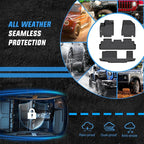 Nilight TPE Floor Mats for Nissan Pathfinder 8 Seater 2022-2026 / Infiniti QX60 7 Seater 2022 2023 2024 2025 2026 All Weather Custom Fit Heavy Duty Floor Liners