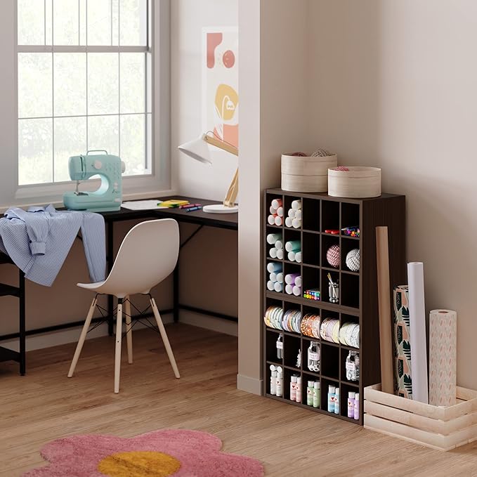 ClosetMaid 15 Cube Stackable Storage Organizer for Shoes, Bags, Crafts, Hobbies with Wood Shelves, for Closet, Entryway or Mu