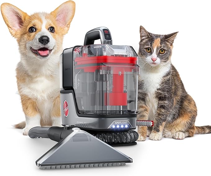 Hoover ONEPWR CleanSlate Cordless Portable Carpet + Upholstery Spot Cleaner Machine, Powerful Suction, Versatile Tools, Car a