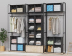 HOMIDEC Closet Organizers and Storage, 9 Cube Storage Organizer, Portable Closet Organizer Cubes Shelves for Clothes, Bedroom