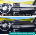 FIILINES Dash Cover for 2022-2025 Honda Civic, Dashboard Mat Accessories Dash Cover Sunshade Nonslip Mesh Protector No Glare 