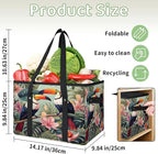 Reusable Grocery Bags Heavy Duty Shopping Bags Foldable Large Tote Bags with Long Handles & Hard Bottom
