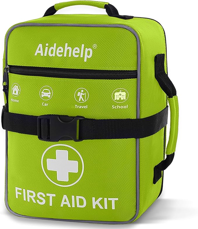 520 Pieces Premium First Aid Kit - Large Emergency Medical Kit for Survival, Car, Home, Travel, Camping, Backpack, Hiking, Sc