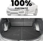 LASFIT Cargo Trunk Mat for Toyota RAV4 2018 2017 2016 2015 2014 2013 (Include Hybrid) All Weather TPE Rear Trunk Cargo Liner Custom Fit Waterproof RAV 4 Cargo Tray Accessories, Black