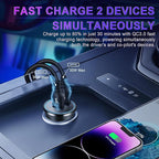 LivTee Smart Car Interior Lights, RGB LED Accent Lights with App Control, Music Mode, DIY Mode, 2-Line Design, Charger Included, Car Accessories for Women