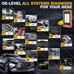 2026 LAUNCH Creader Elite for Mercedes-Benz MB Sprinter Maybach Full System OBD2 Scanner, Bidirectional Diagnostic Scan Tool,