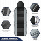 Skechers Men’s Air-Cooled Seat Covers, Memory Foam Car Seat Covers Front Seats, Airbag Compatible,Universal Fit for Most Cars
