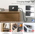 Rechargeable Desiccant Dehumidifier for Storage with USB-C Cable,Reusable Portable Moisture Absorber Dryer Silica Gel Beads
