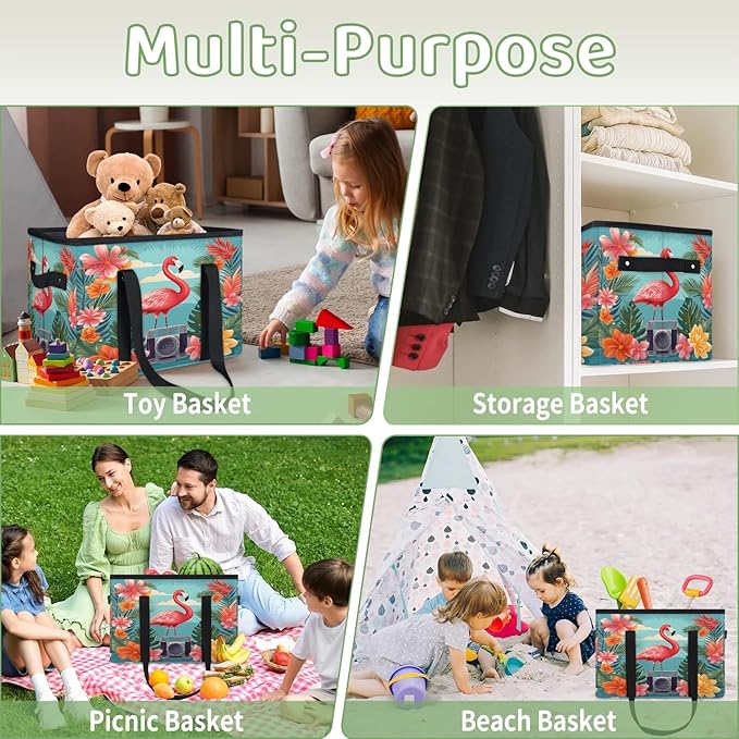 Reusable Grocery Bags Heavy Duty Shopping Bags Foldable Large Tote Bags with Long Handles & Hard Bottom