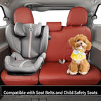 EKR Sienna Seat Covers for 2011-2020 Toyota Sienna XLE,Limited,Limited Premium,7 Seats,2nd Row Captain Seats W/Legrest,Seat C