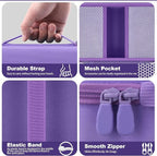 khanka Stroage Case for HALO Bolt Ultimate 2.0/HALO Bolt Air +1750 Portable Car Battery Jump Starter,Case Only (Purple)