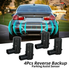 Reverse Parking Assist Sensors 3F2Z-15K859-BA Backup Bumper Sensor 4PCS Compatible with Ford F150 F250 F350 E150 E250 E350 Me