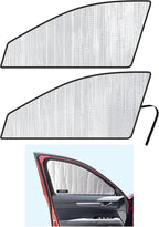 Side Window Front Seat Reflective Sunshade Custom Fit for 2017 2018 2019 2020 2021 2022 2023 2024 2025 Mazda CX-5 SUV, Select, Preferred, Premium, Plus, Carbon Edition, Sport, Grand Touring (Set of 2)