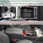 Center Console Organizer Compatible with 2022-2024 Hyundai Tucson & Santa Cruz 2022-2025 Interior Accessories Armrest Storage Box Insert Tray (Not for 2025 Limited/Hybrid/Plug-in Hybrid) White
