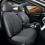 Coverado Car Seat Covers, Car Seat Covers Front Seats, 2-Pack Front Seat Cover, Nappa Leather Waterproof Seat Covers, Car Sea